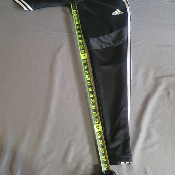 adidas Track Pants Womens S Black ClimaCool Drawstring Ankle Zip Training Gym - Picture 5 of 16